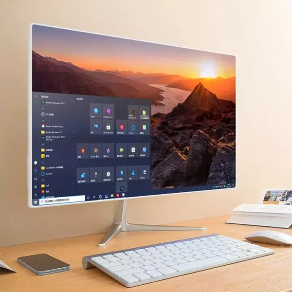 Desktop Computer Core I3 I5 I7 All in One Pc 23.8 Inch All in One Pc Computer