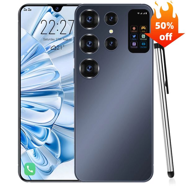 Hot Selling S25 Ultra original 16GB+1TB 7.3 Inch Display Mobile Phone Android Smartphone Android Cell Unlocked Smartphones