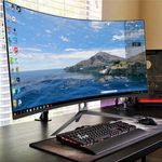 Monitor 32 Inch Curved Borderless Professional 4k Gaming Monitors PC Lcd Monitors With VESA