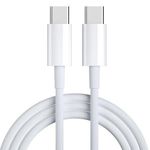 Dual Type-C Fast Charging Data Cable TPE Jacketed 15 Mobile Phone & 16 for Apple Tablet Charger for Use