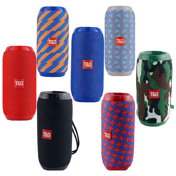 T&G TG117 Mini Wireless BT Speaker Portable Blue Tooth Tf Card Waterproof Subwoofer Sports Computer Parties Outdoor Speakers