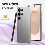2025 New Design Real S25 Ultra 8GB+256GB 5G Smartphone 7.3-Inch 72MP+108MP Snapdragon 10 Android 14 Smartphone Case