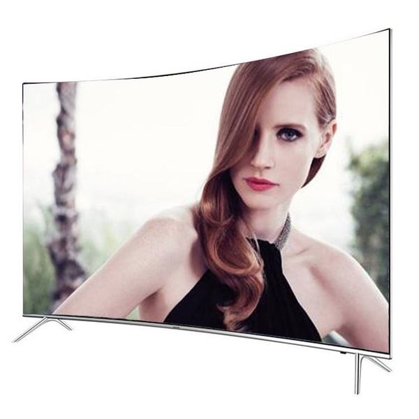 Hot Sale 55 Inch Explosion-Proof Curved Screen LED TV 65 Inch 3D Smart LED TV for Hotels High Definition HDTV