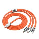 USB OEM Private Label Phone Charger 120W Multi Charging Cable 3 in 1 for Iphone