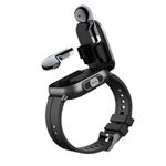 Fashion Smart Watch Earphone 2 En 1 Relojes Smartwatch 2024 Silica Gel Band Health Tracker BT Call Smart Watch with Earbuds